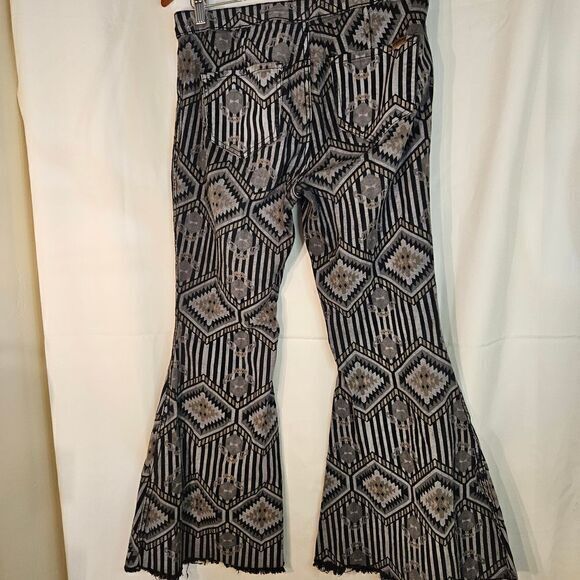 Rock and Roll Denim Button Bargain‎ bell Reversible size 31x30 - Picture 4 of 16